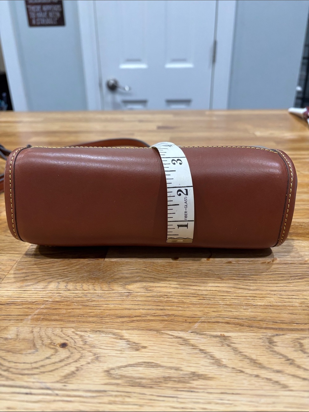 Dooney & Bourke sage green and Brown Nylon Crossbody with Leather Trim - Picture 2 of 10